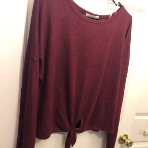 Maroon long sleeve